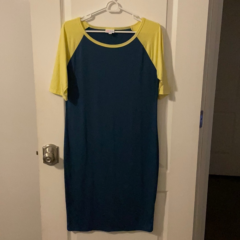 LulaRoe two-tone dress